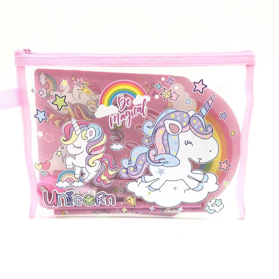 Unicorn Pencil Case Set