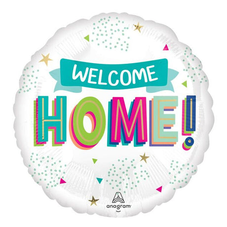 Neon Coloured Welcome Home balloon for a special home greeting!