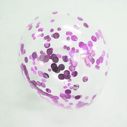 Sweet pink confetti balloons just make the party decoration so marvellous!