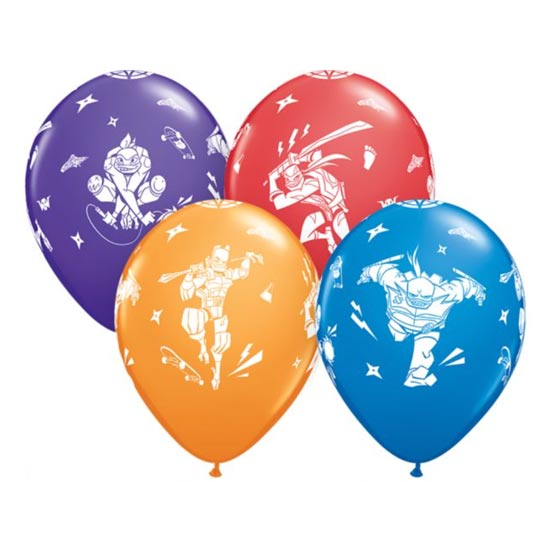 11" Ninja Turtles TMNT Latex Balloons (5PC)