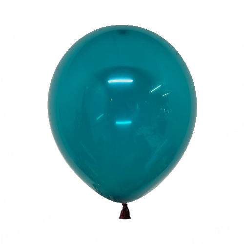 12" Teal Colored Latex Balloon