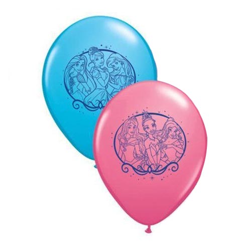 Printed Disney Princess Balloons.