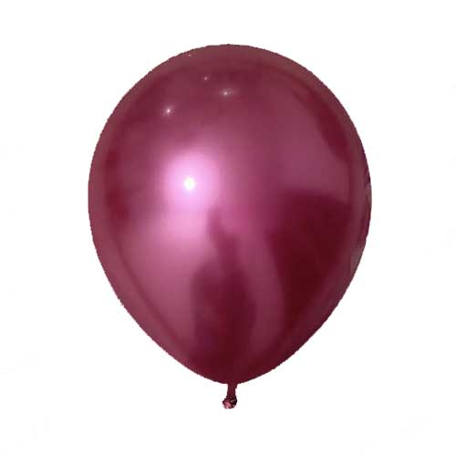 12" Chrome Mauve Latex Balloon