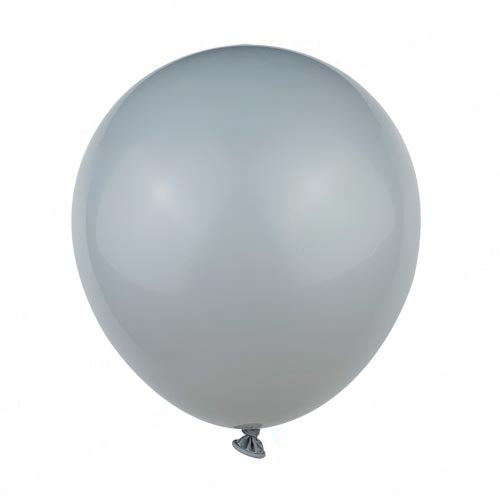 12" Grey Colored Latex Balloon
