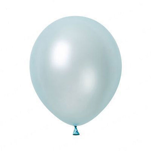 12" Light Blue Colored Latex Balloon