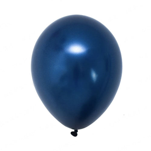 12" Midnight Blue Colored Latex Balloon