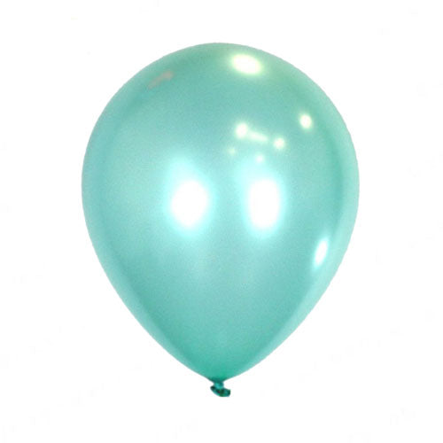 mint green latex balloons