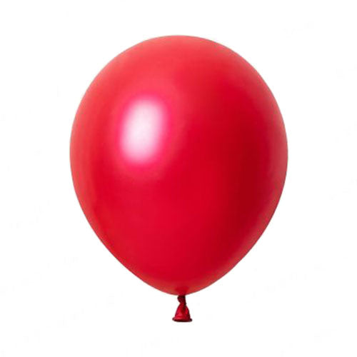 12" Red Colored Latex Balloon