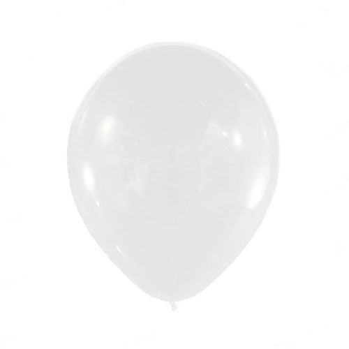 12" Transparent Clear Latex Balloon