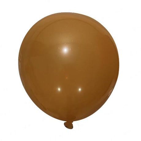 Light Brown Colored Latex Balloon