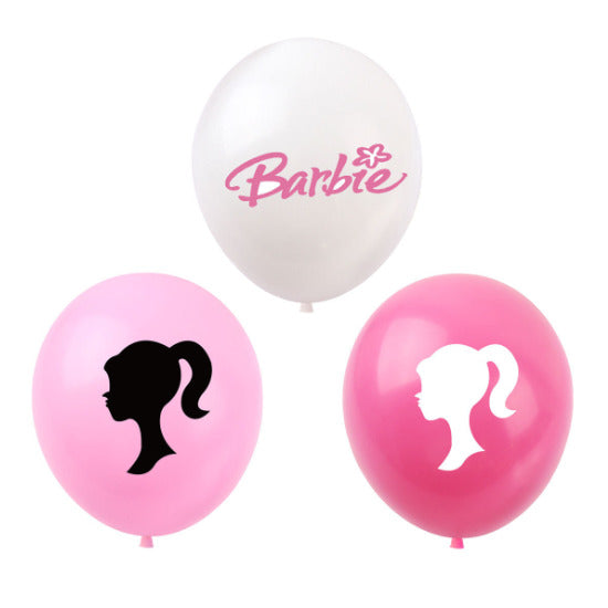 Load image into Gallery viewer, Barbue Doll helium balloons.

