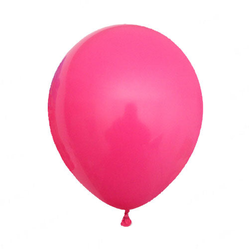 Hot Pink Colored Latex Balloon