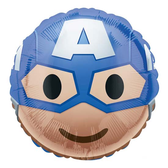 17" Captain America Emoji Balloon