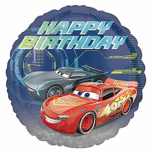 Cars Happy Birthday Balloon