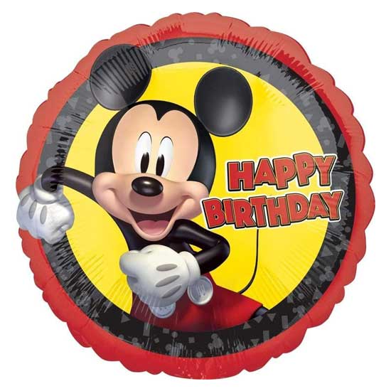 17" Mickey Forever Bday Balloon