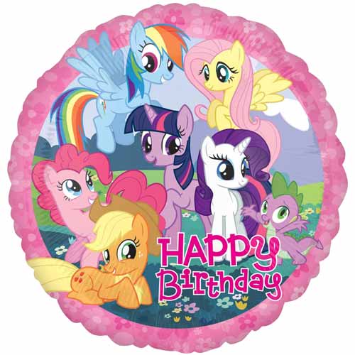 18" My Little Pony Happy Birthday Balloon