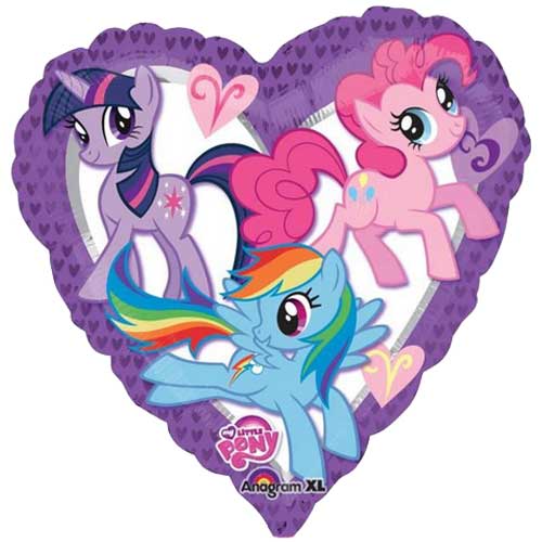 18" My Little Pony Heart Balloon