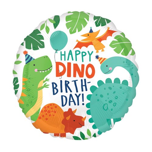 Load image into Gallery viewer, Cute Dino 18 inch balloon
