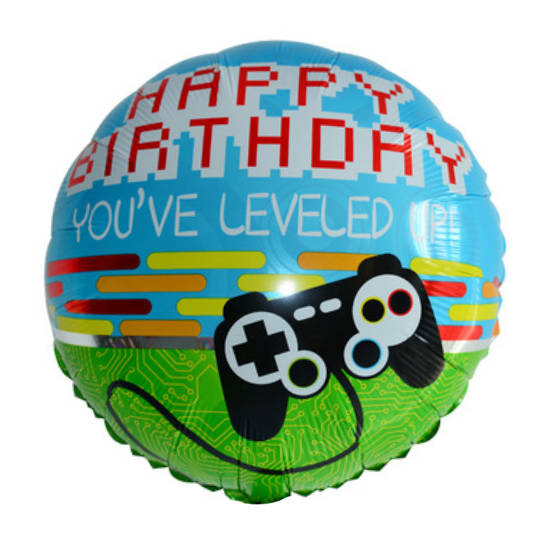 Load image into Gallery viewer, 18&amp;quot; Game Happy Birthday Balloon
