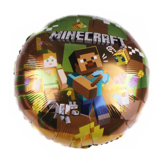 18" Minecraft Steve & Alex Balloon