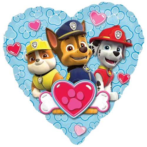Load image into Gallery viewer, 18&amp;quot; Paw Patrol Love Balloon
