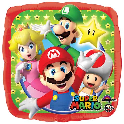 18" Super Mario Friends Balloon