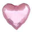 Pink Heart shaped foil helium balloon.