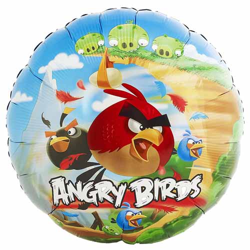 18" Group Angry Birds Balloon