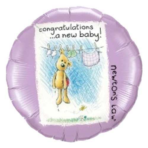18" Congratulations A New Baby Balloon