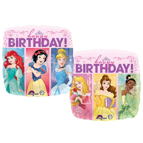 Happy Birthday Disney Princesses Balloons.