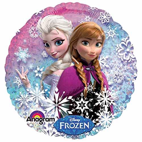 Load image into Gallery viewer, Frozen Balloon featuring Elsa and Anna
