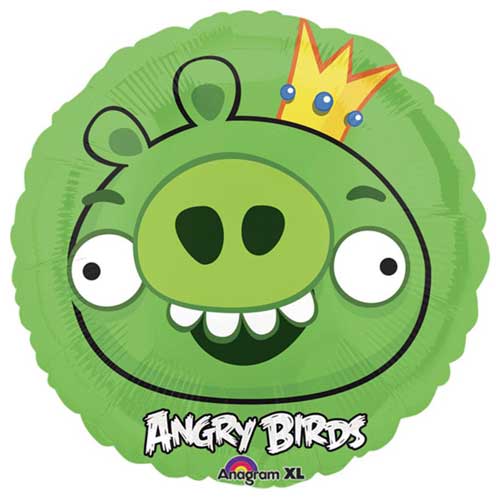 Load image into Gallery viewer, 18&amp;quot; King Pig Angry Birds Balloon
