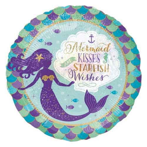 Mermaid Wishes Helium Balloon!