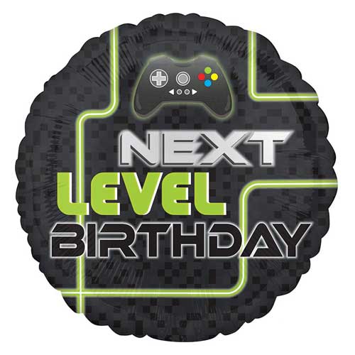 18" Next Level Happy Birthday Balloon