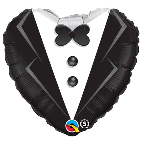 18" Groom Tuxedo Wedding Balloon