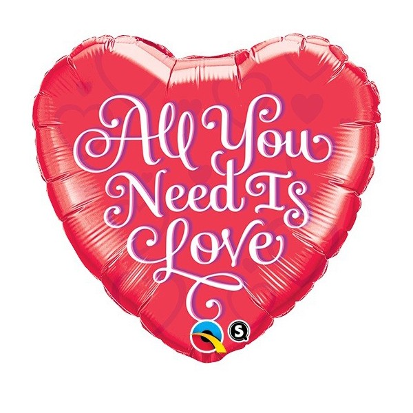 18" All You Need is Love Balloon