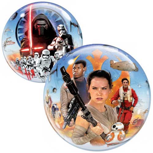 22" Star Wars The Force Awakens Bubble Balloon