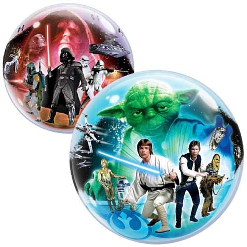 Load image into Gallery viewer, 22&amp;quot; Star Wars Storm Trooper Darth Vader Bubble Balloon
