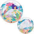 Mermaid printed Bubble Balloon.