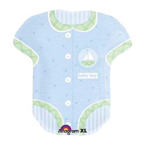 24" Blue Onesie Baby Boy Balloon
