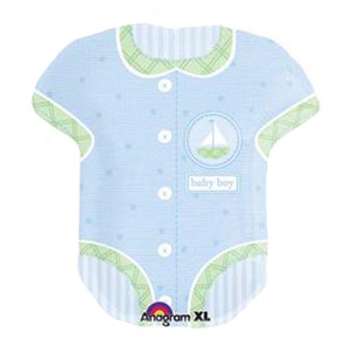 Load image into Gallery viewer, 24&amp;quot; Blue Onesie Baby Boy Balloon
