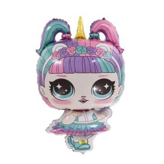 LOL Surprise Unicorn Girl Balloon