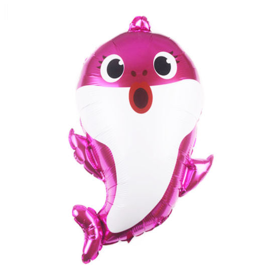 Pink Mummy Shark Balloon