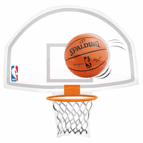 NBA Basketball themed helium balloon