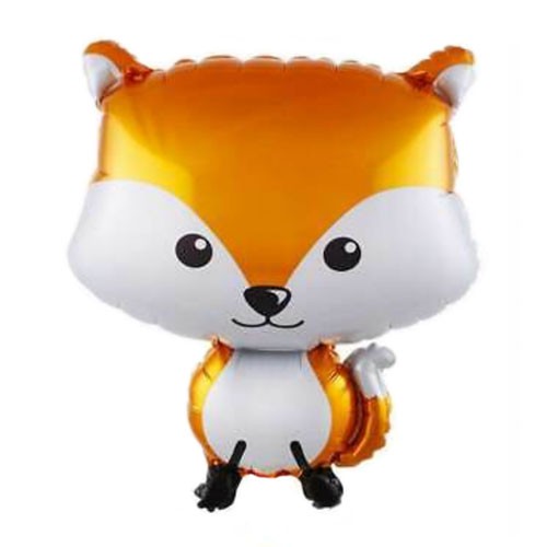 Load image into Gallery viewer, Cute little fox helium balloon.
