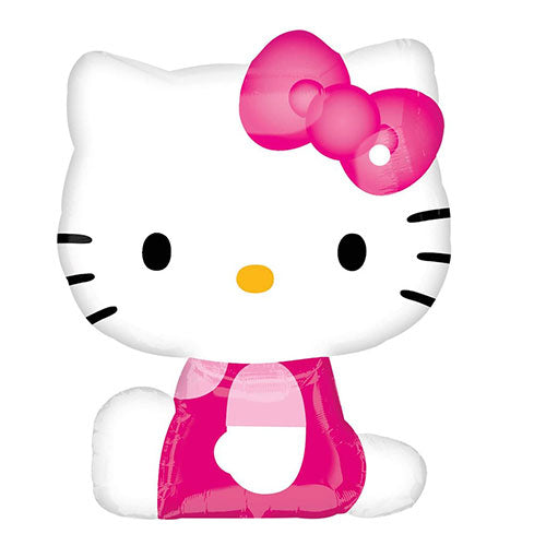 Load image into Gallery viewer, Hello Kitty Pink Suit Jumbo Balloon!
