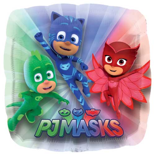 28" PJ Masks Jumbo Balloon featuring Owlette, Catboy and Gekko!