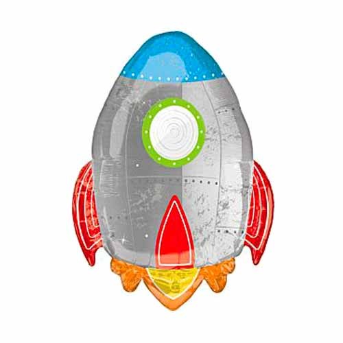 Blast Off Rocket Ship balloon for your astronaut dreams!