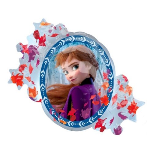 The other side of the Frozen 2 Balloon has Anna in the frame.