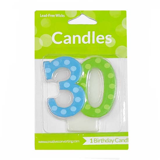 30 Number Candle